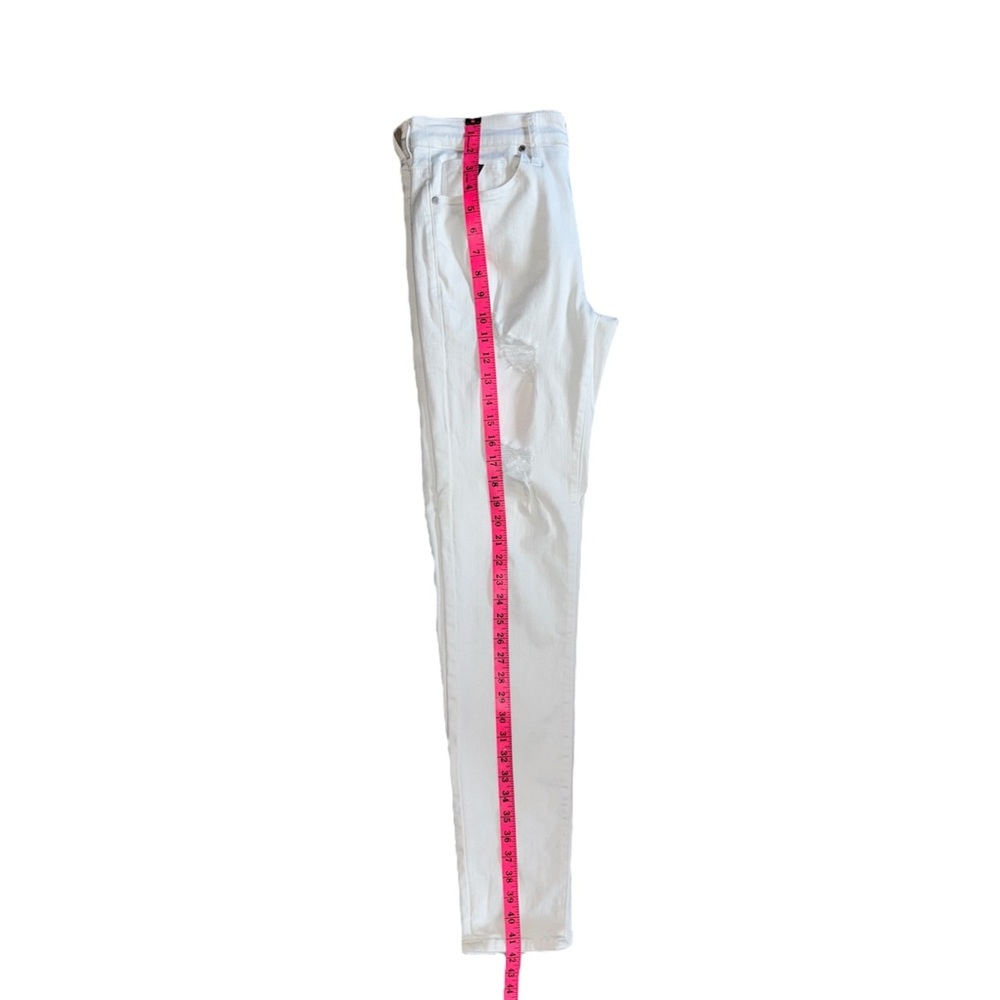 (M) Guess White Ripped Jean Sz 31 - Picture 4 of 7